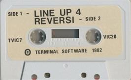 Cartridge artwork for Reversi on the Commodore VIC-20.