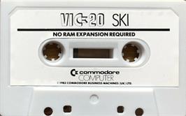 Cartridge artwork for Ski on the Commodore VIC-20.