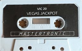 Cartridge artwork for Vegas Jackpot on the Commodore VIC-20.