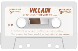 Cartridge artwork for Villain on the Commodore VIC-20.