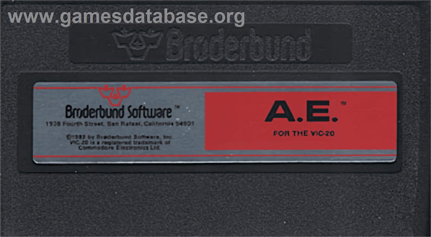 A.e. - Commodore VIC-20 - Artwork - Cartridge