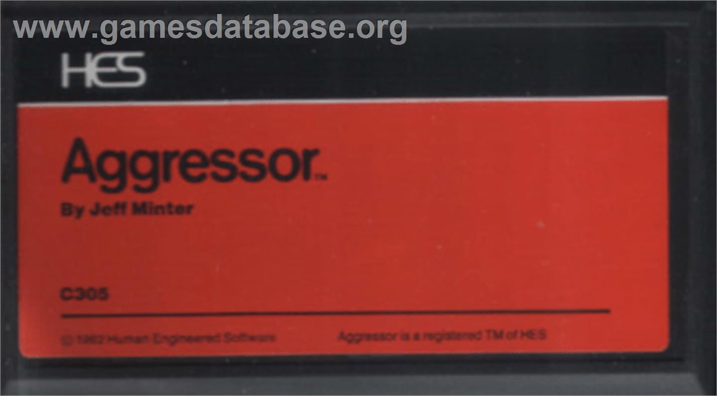 Aggressor - Commodore VIC-20 - Artwork - Cartridge