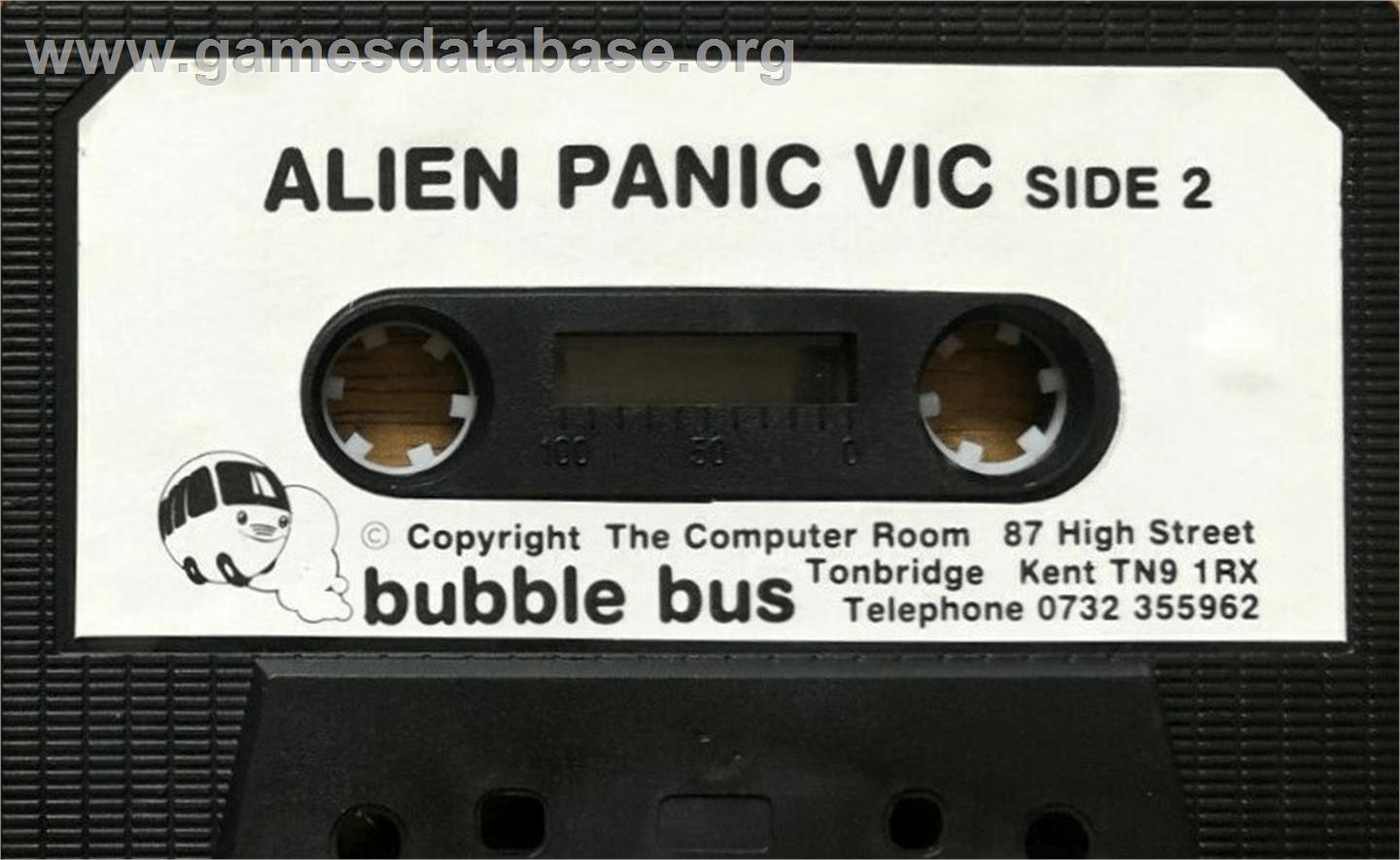 Alien Panic - Commodore VIC-20 - Artwork - Cartridge
