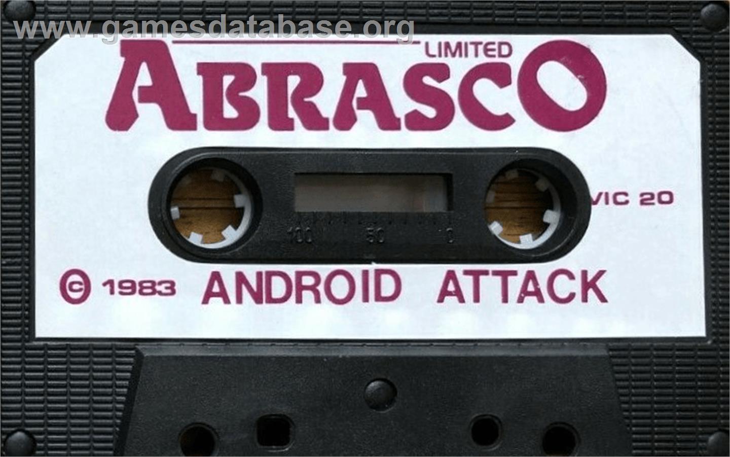 Android Attack - Commodore VIC-20 - Artwork - Cartridge