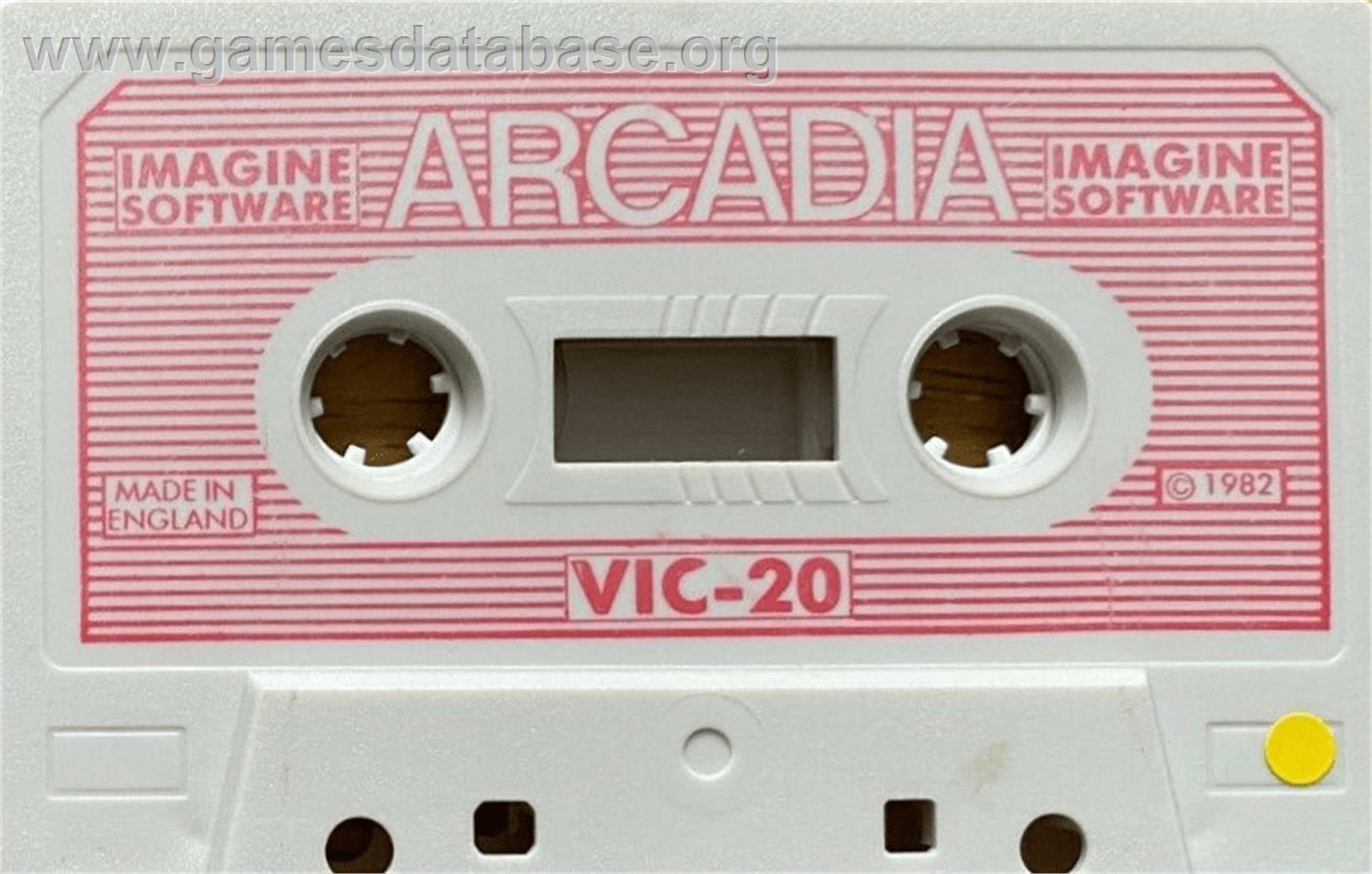Arcadia - Commodore VIC-20 - Artwork - Cartridge