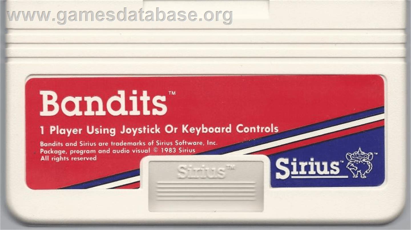 Bandits - Commodore VIC-20 - Artwork - Cartridge