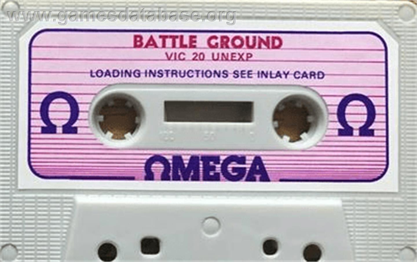Battlefield - Commodore VIC-20 - Artwork - Cartridge