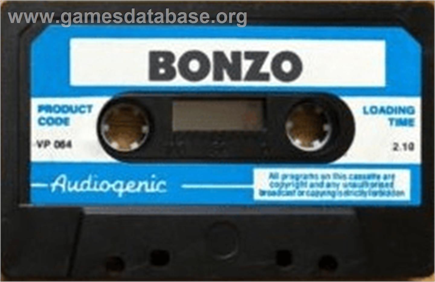 Bonzo - Commodore VIC-20 - Artwork - Cartridge