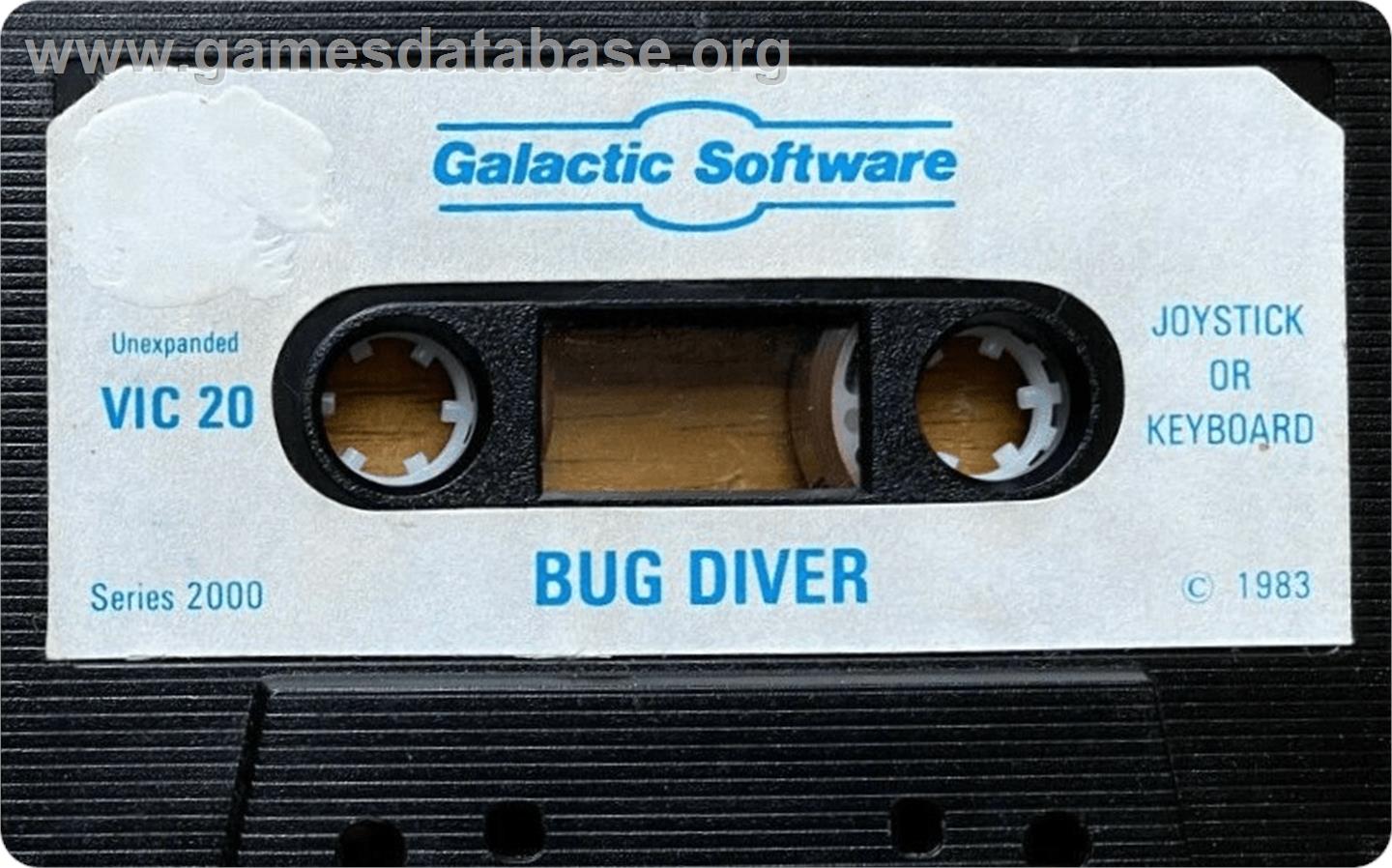 Bug Diver - Commodore VIC-20 - Artwork - Cartridge