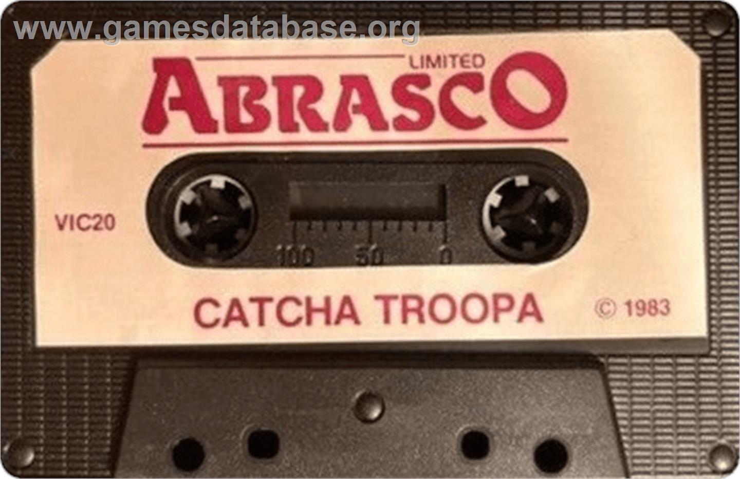 Catcha Troopa - Commodore VIC-20 - Artwork - Cartridge