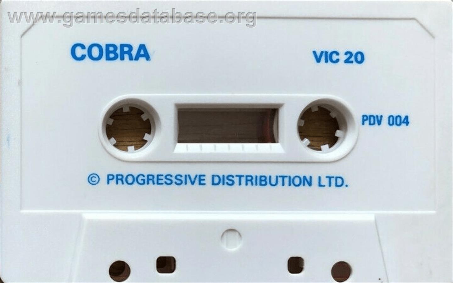 Cobra - Commodore VIC-20 - Artwork - Cartridge