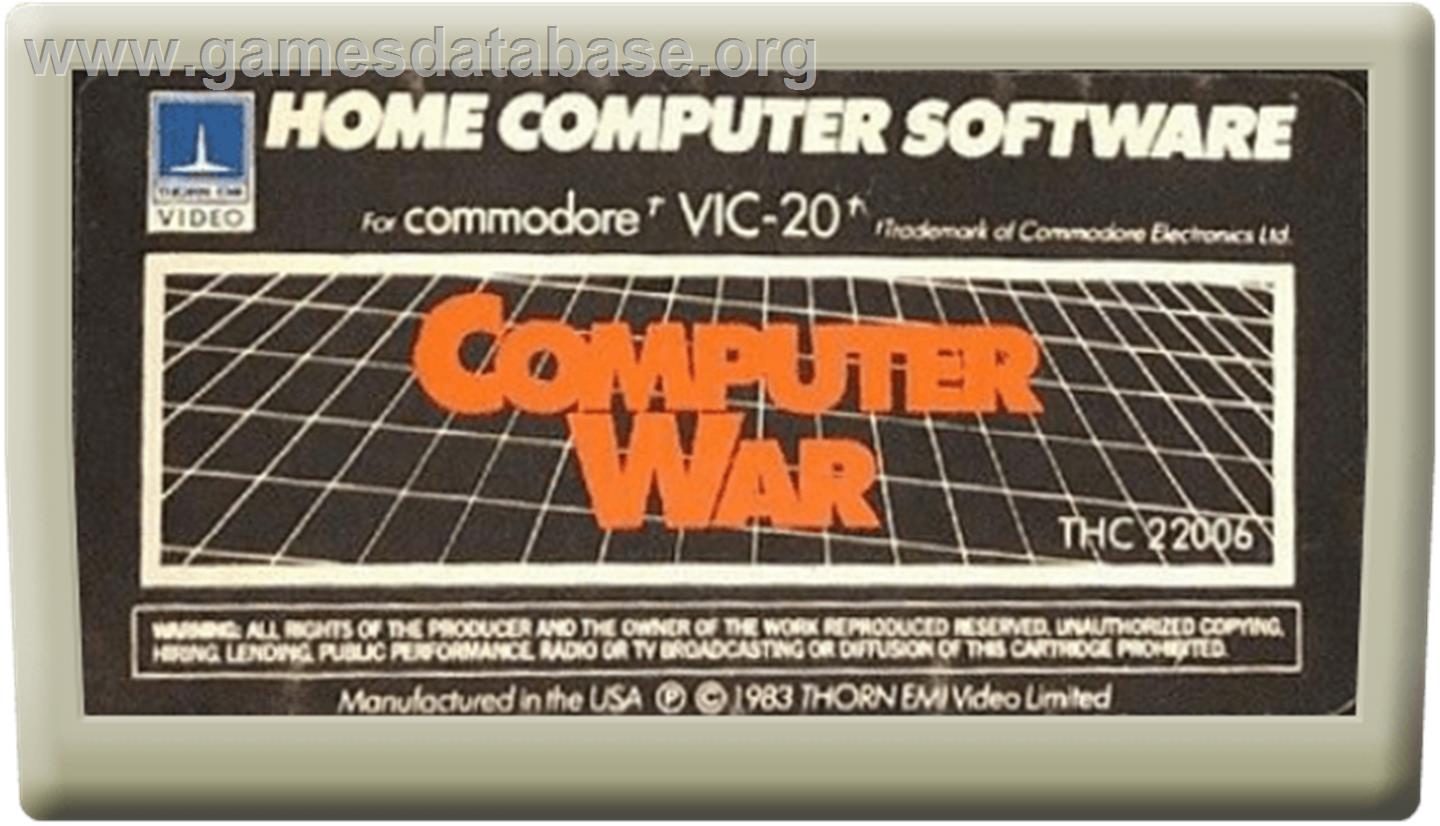 Computer War - Commodore VIC-20 - Artwork - Cartridge