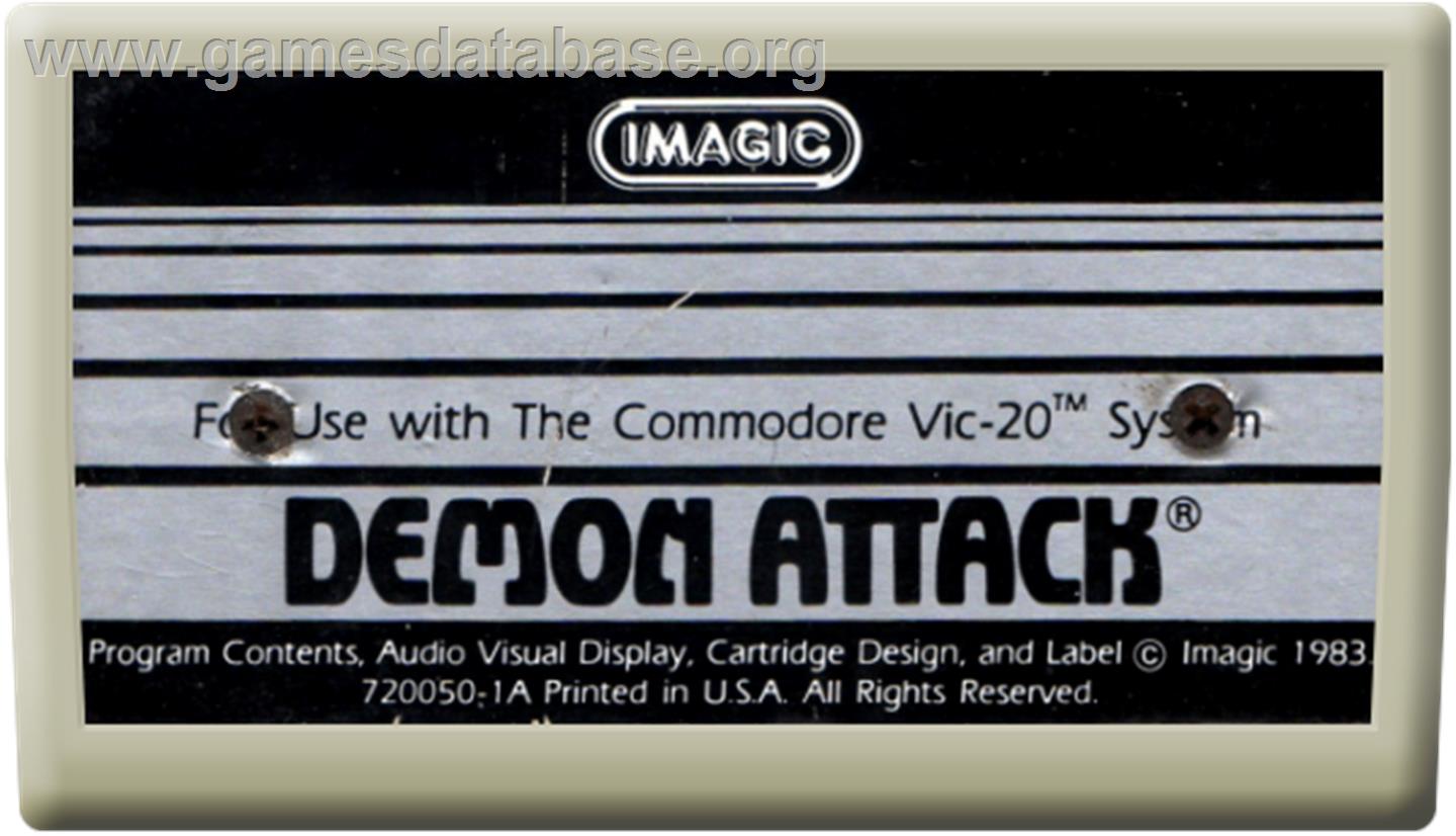 Demon Attack - Commodore VIC-20 - Artwork - Cartridge