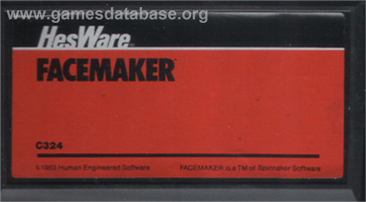 Face Maker - Commodore VIC-20 - Artwork - Cartridge