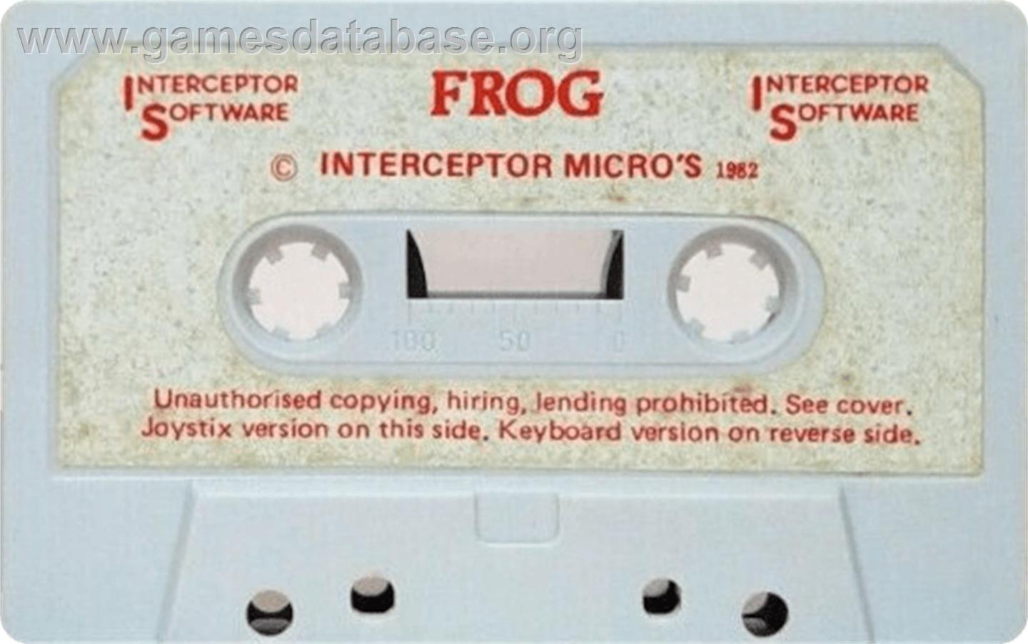Frog - Commodore VIC-20 - Artwork - Cartridge