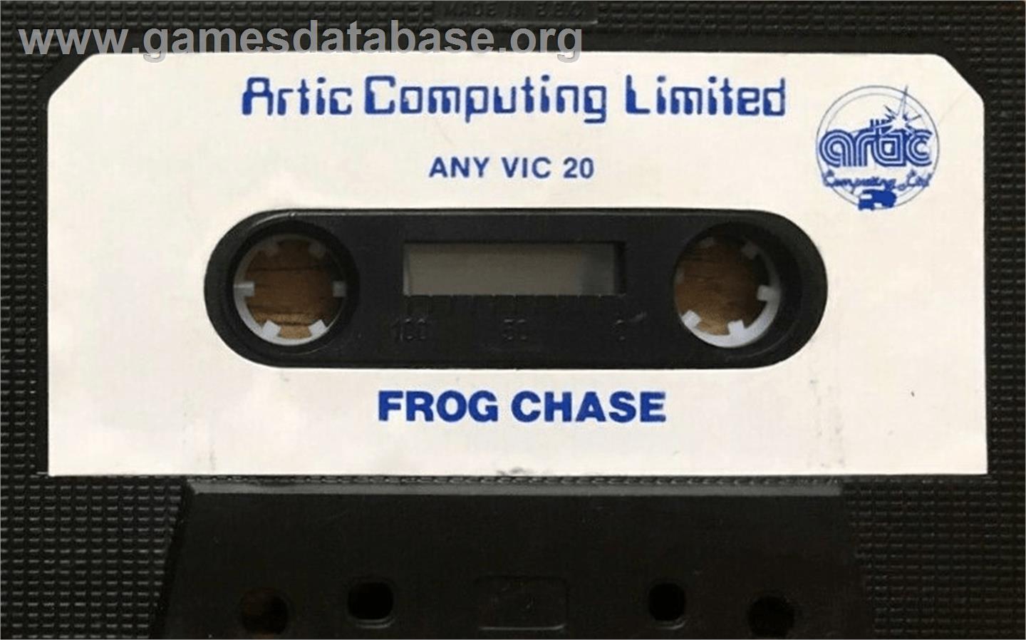 Frog Chase - Commodore VIC-20 - Artwork - Cartridge