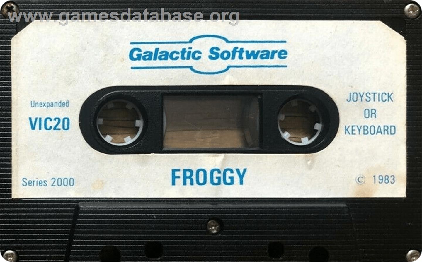 Froggy - Commodore VIC-20 - Artwork - Cartridge