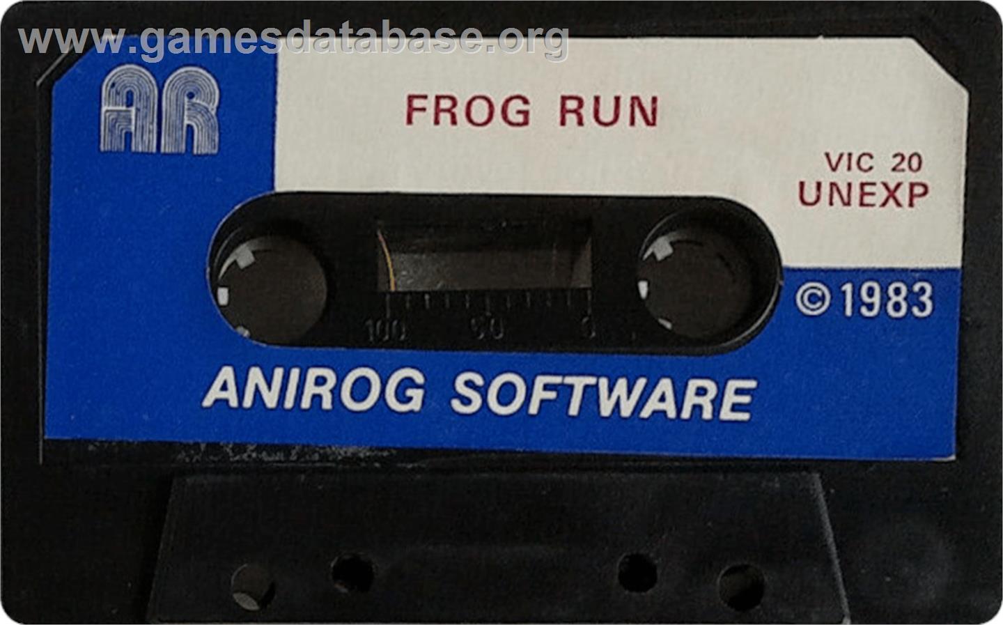 Frogrun - Commodore VIC-20 - Artwork - Cartridge