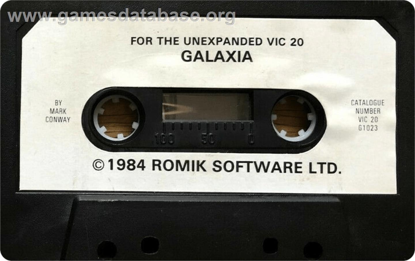Galaxia - Commodore VIC-20 - Artwork - Cartridge