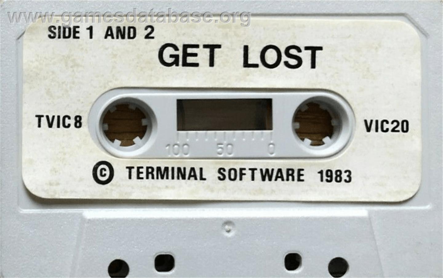 Get Lost - Commodore VIC-20 - Artwork - Cartridge