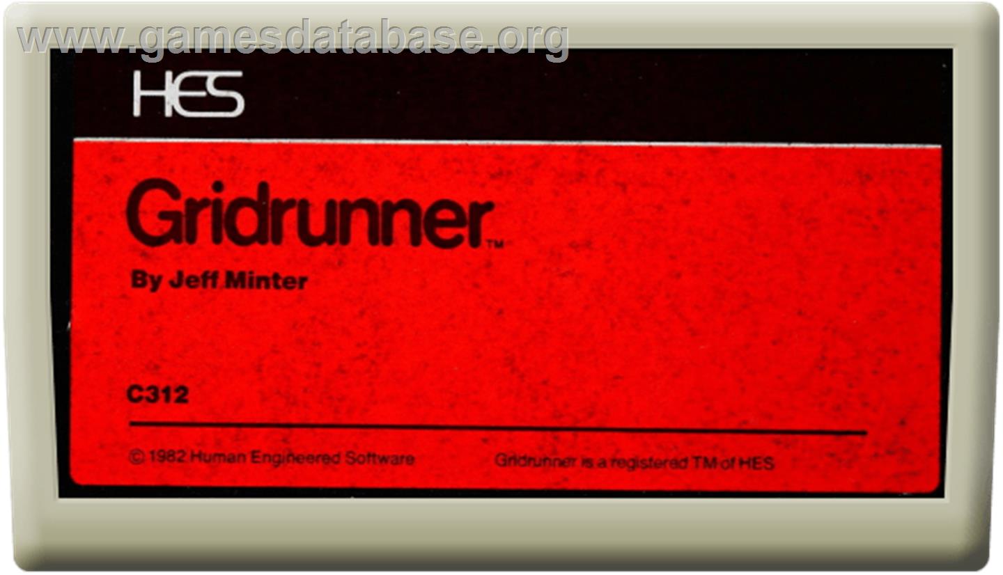 Gridrunner - Commodore VIC-20 - Artwork - Cartridge