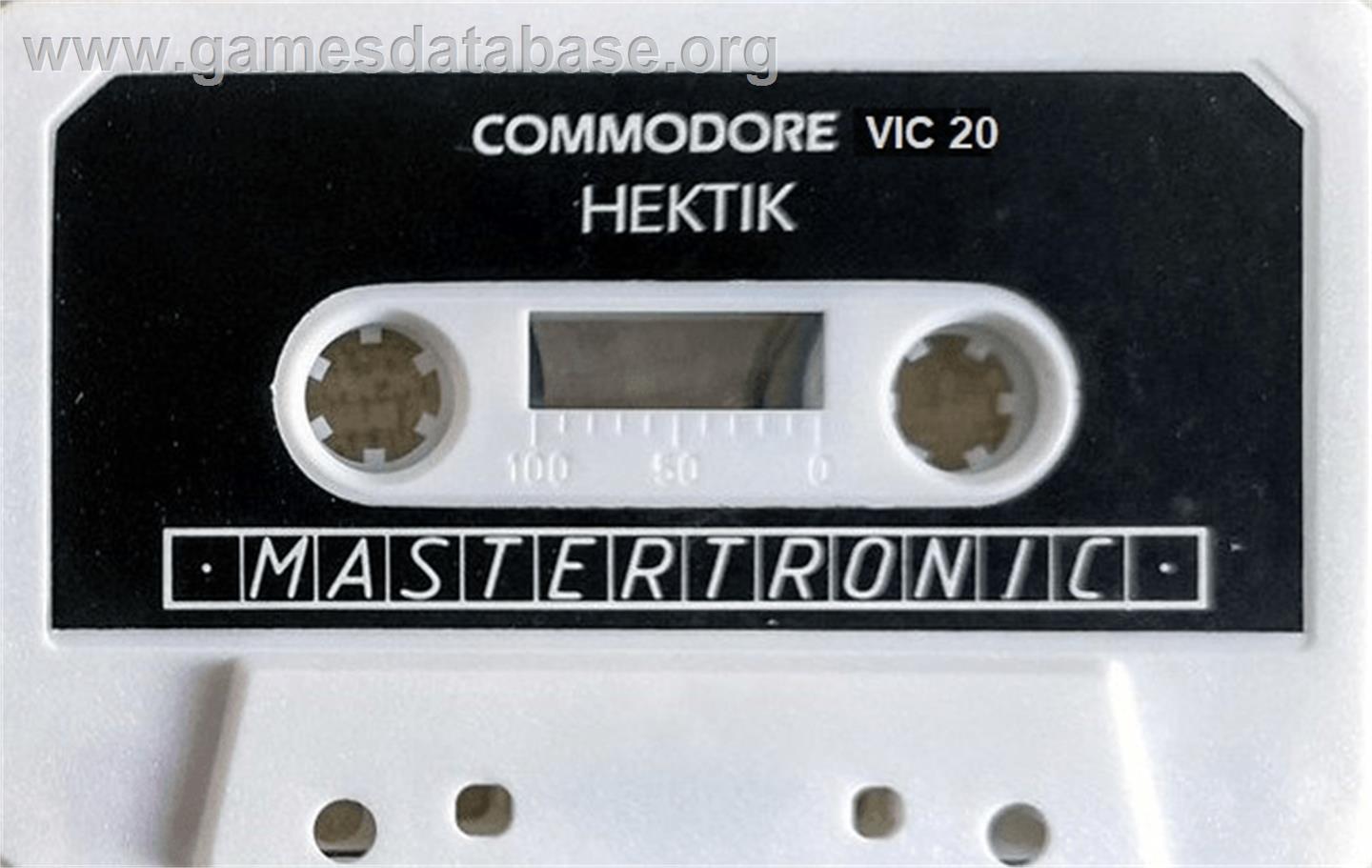 Hektik - Commodore VIC-20 - Artwork - Cartridge