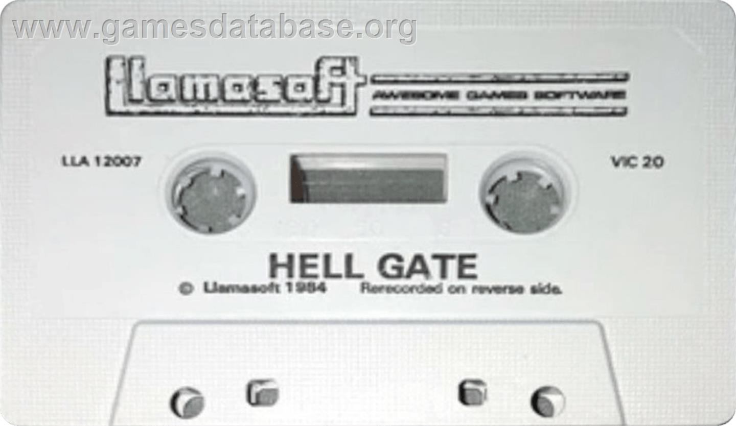 Hellgate - Commodore VIC-20 - Artwork - Cartridge