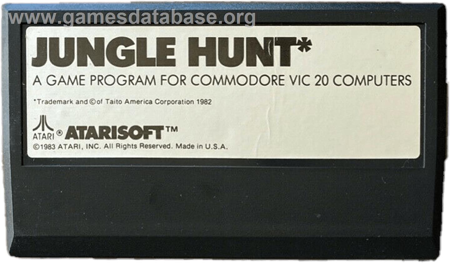 Jungle Hunt - Commodore VIC-20 - Artwork - Cartridge