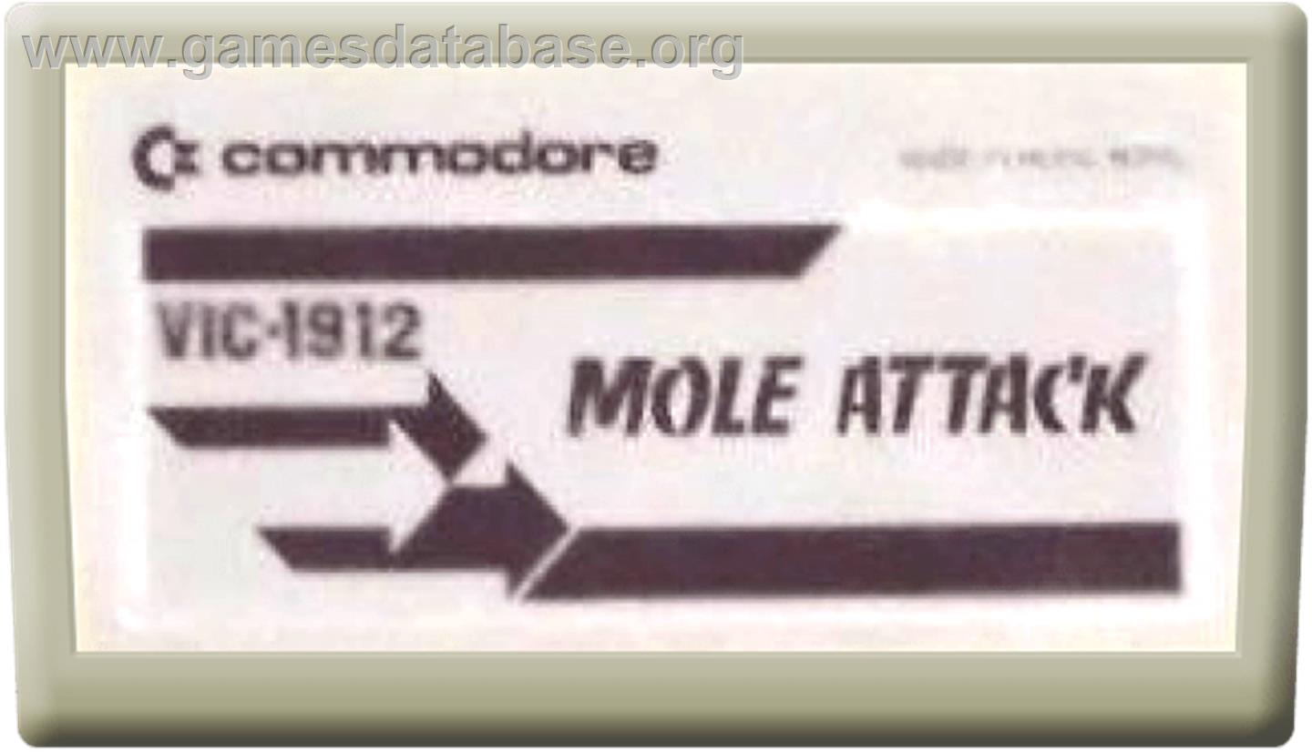 Mole Attack - Commodore VIC-20 - Artwork - Cartridge