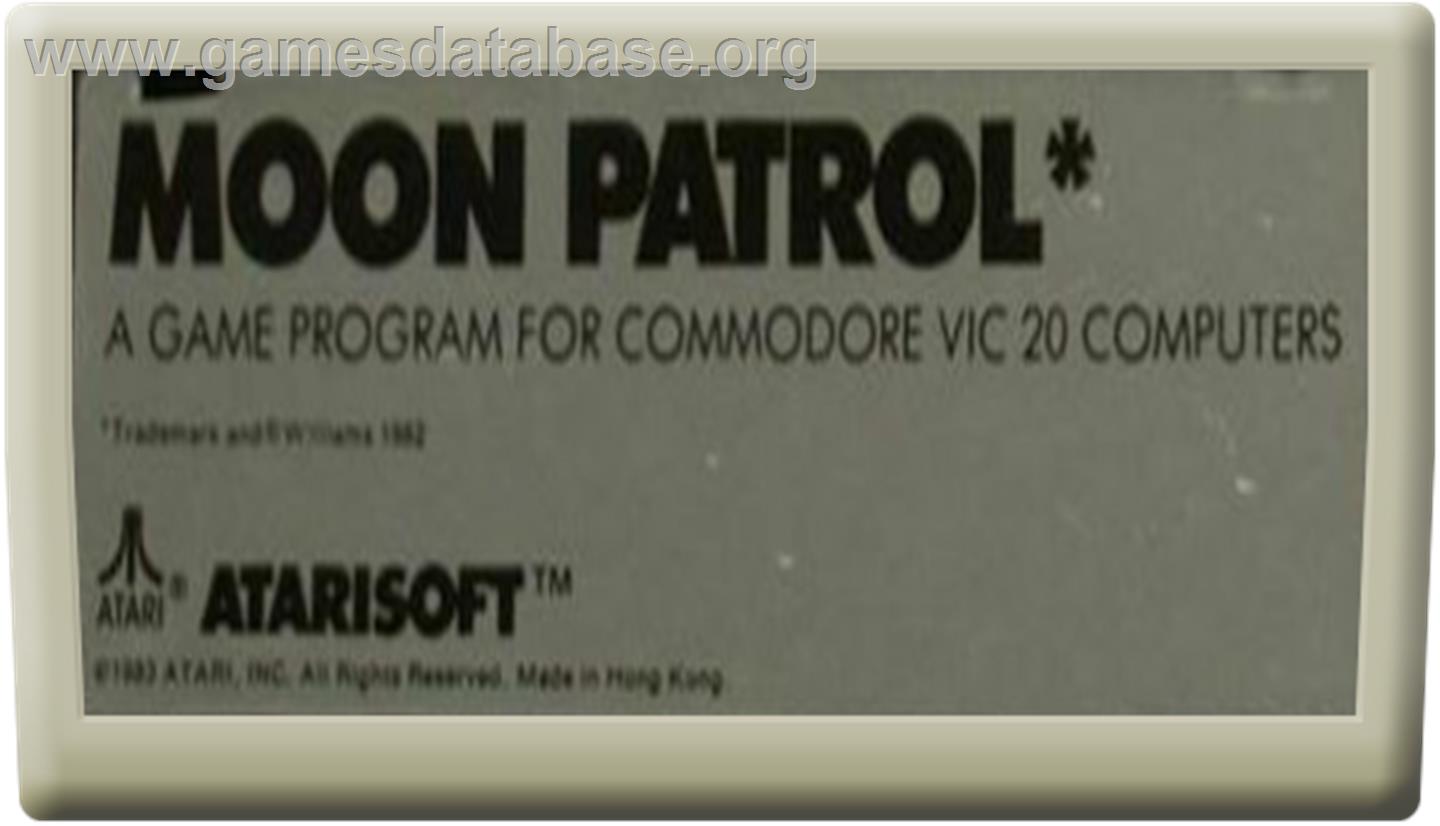 Moon Patrol - Commodore VIC-20 - Artwork - Cartridge