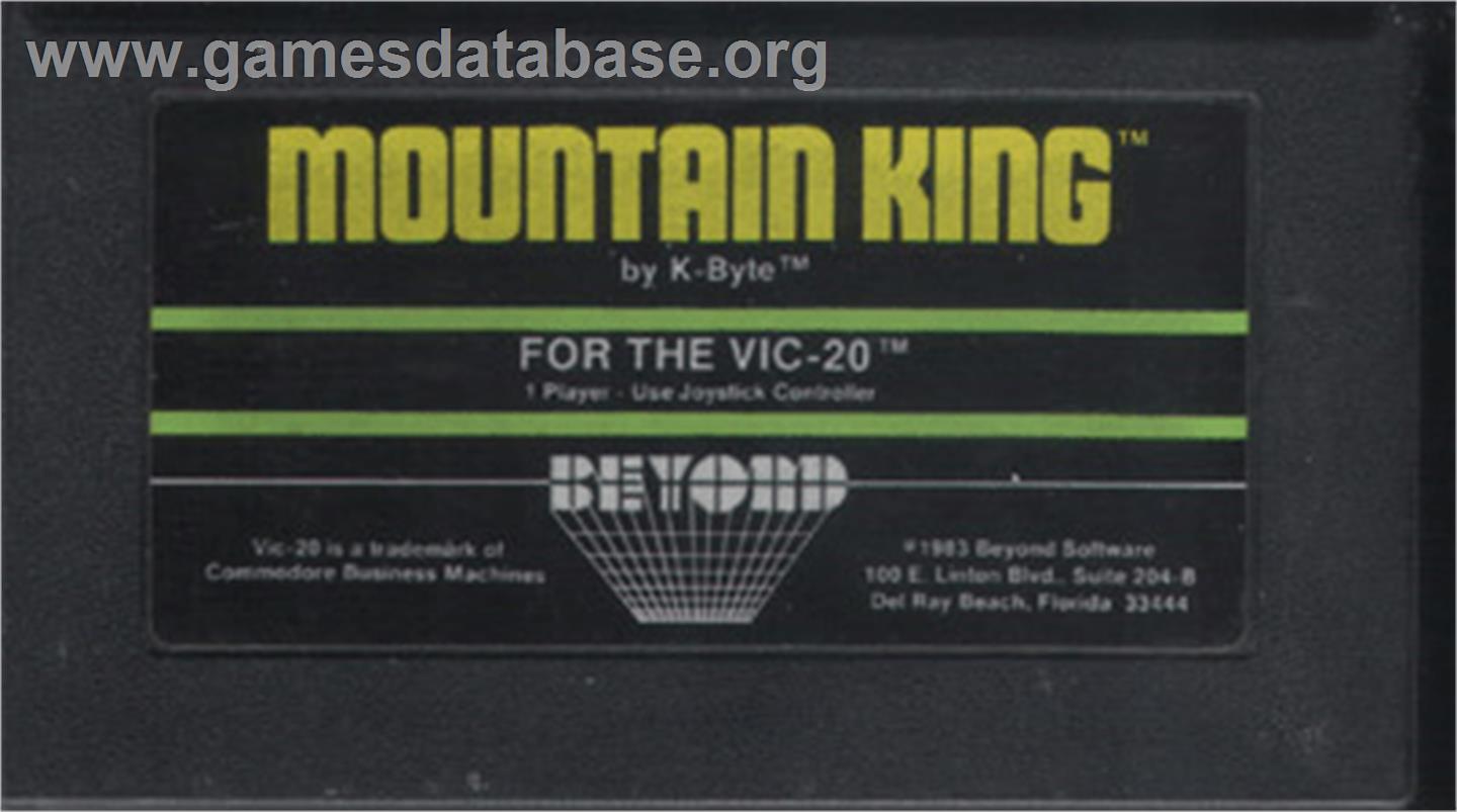 Mountain King - Commodore VIC-20 - Artwork - Cartridge