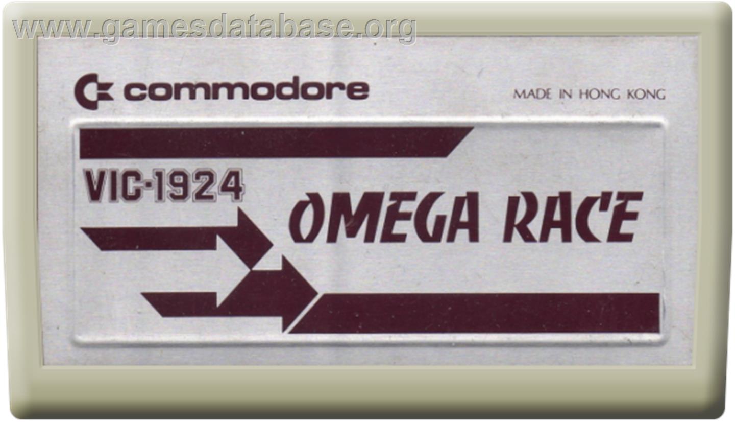 Omega Race - Commodore VIC-20 - Artwork - Cartridge