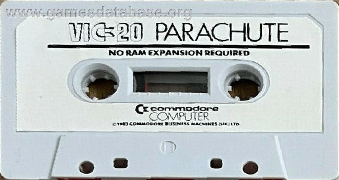 Parachute - Commodore VIC-20 - Artwork - Cartridge