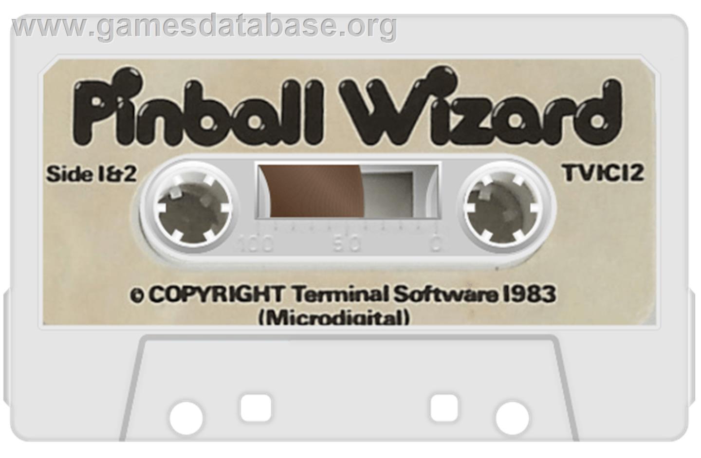Pinball Wizard - Commodore VIC-20 - Artwork - Cartridge