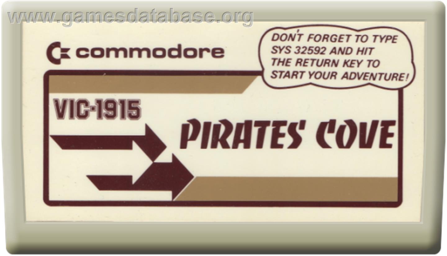 Pirate Adventure - Commodore VIC-20 - Artwork - Cartridge