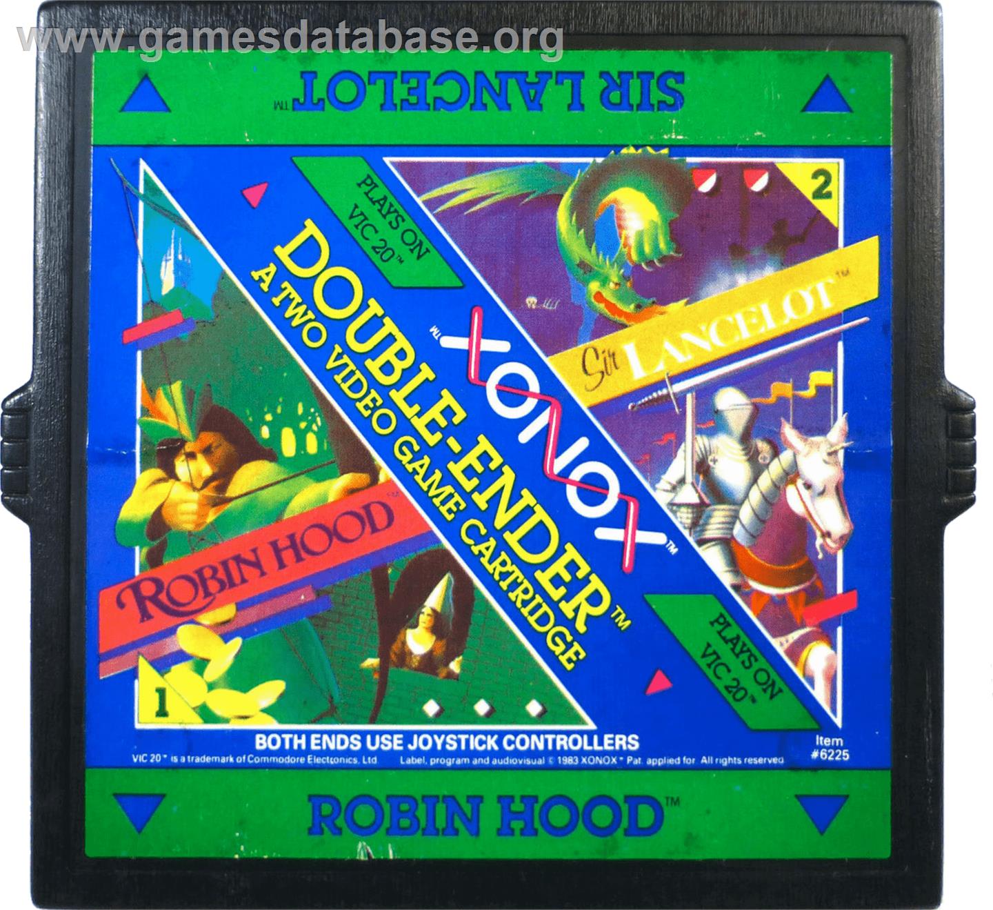 Robin Hood - Commodore VIC-20 - Artwork - Cartridge