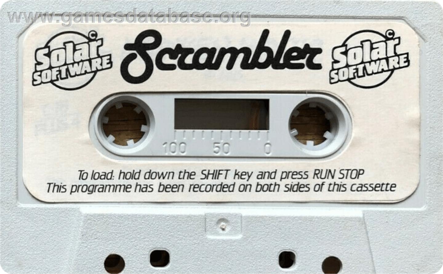 Scrambler - Commodore VIC-20 - Artwork - Cartridge