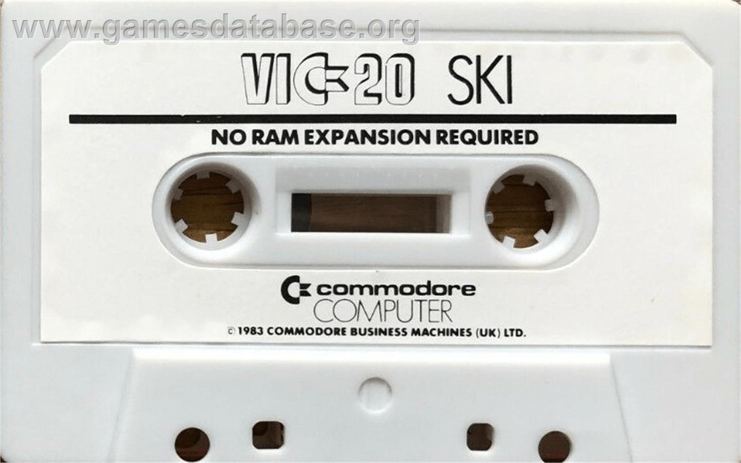Ski - Commodore VIC-20 - Artwork - Cartridge