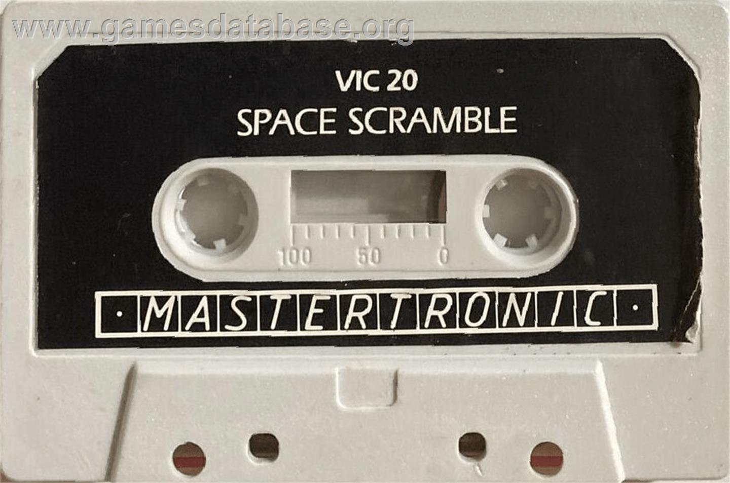 Space Scramble - Commodore VIC-20 - Artwork - Cartridge