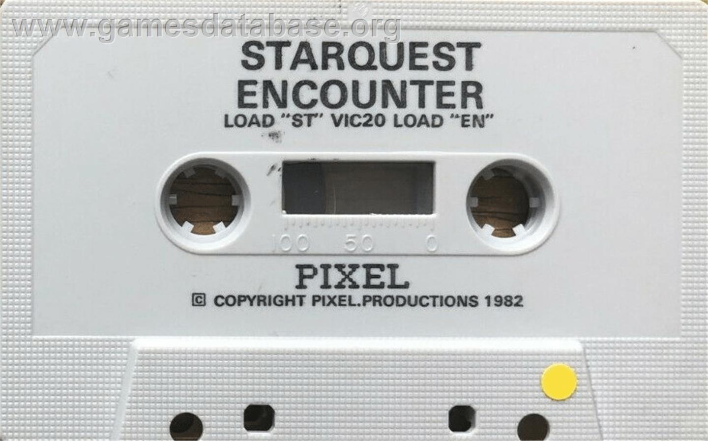Starquest - Commodore VIC-20 - Artwork - Cartridge