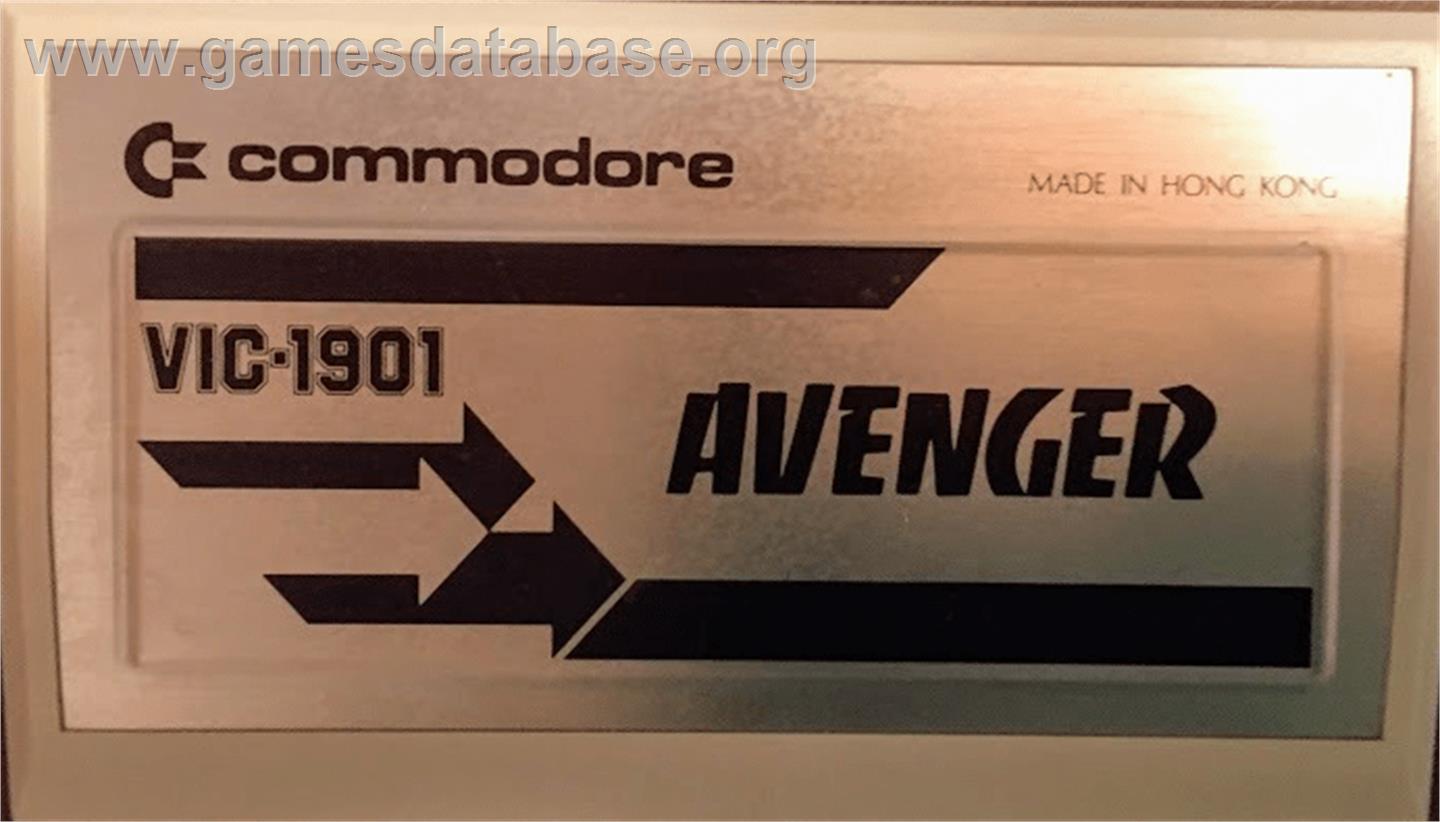 Vic Avenger - Commodore VIC-20 - Artwork - Cartridge