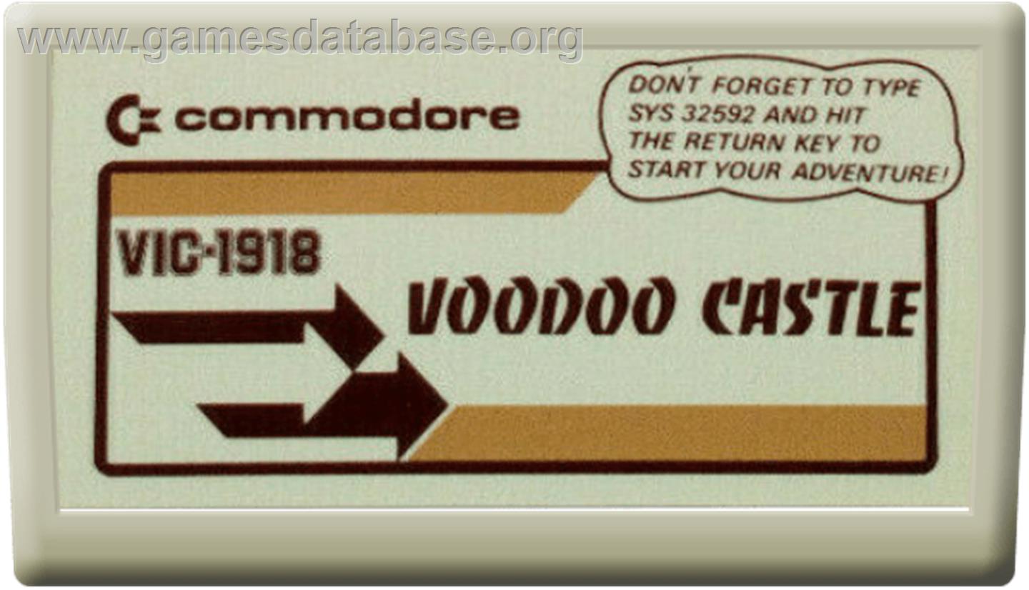 Voodoo Castle - Commodore VIC-20 - Artwork - Cartridge