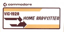 Top of cartridge artwork for Home Babysitter on the Commodore VIC-20.