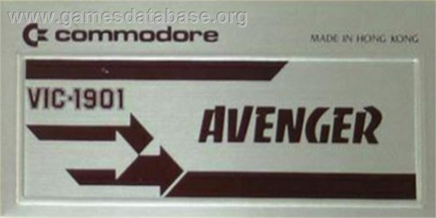Avenger - Commodore VIC-20 - Artwork - Cartridge Top