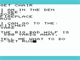 In game image of Big Bad Wolf on the Commodore VIC-20.