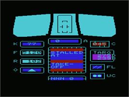 In game image of Bomber Mission on the Commodore VIC-20.