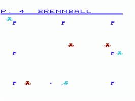 In game image of Brennball on the Commodore VIC-20.