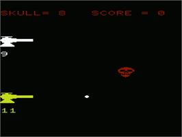 In game image of Cannonball on the Commodore VIC-20.