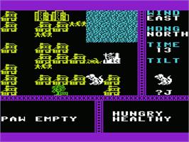 In game image of Crush, Crumble And Chomp! on the Commodore VIC-20.