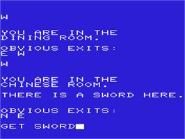 In game image of Explore The Morloc's House on the Commodore VIC-20.